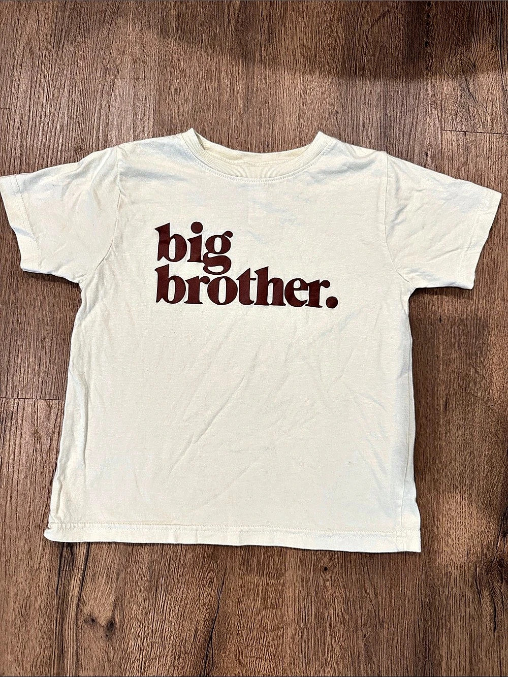 Rabbit Skins Cream Big Brother Graphic Tee